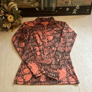 Women’s Nike Pro Half-Zip Pullover Shirt, Size M